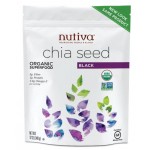 เมล็ดเชีย ยี่ห้อ	Nutiva Organic Chia Seeds, black, 12-Ounce